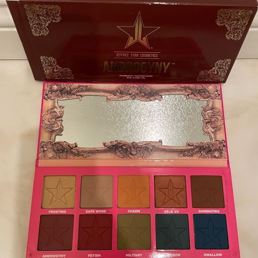 NIB Androgyny Eyeshadow Palette By Jeffree Star Cosmetics Makeup​​​​​​​